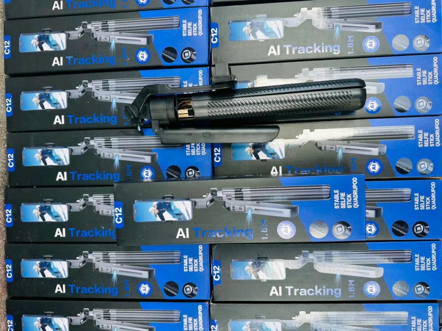 C12 AI Stable Selfie Stick Quadrupod thumbnail 2