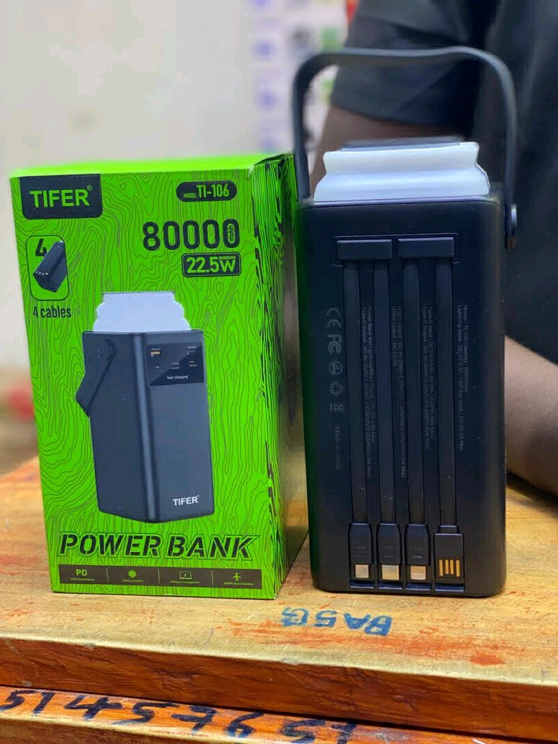TIFER 80000mAh Fast Charging Power Bank