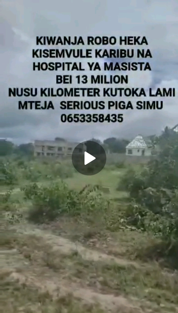 Kiwanja Robo Heka Kisemvule Karibu na Hospitali ya Masista thumbnail 2