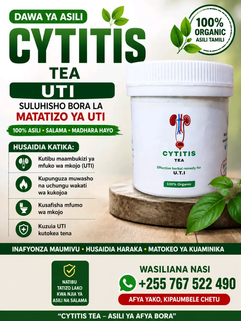 Dawa ya UTI Sugu (Cytitis Herbal Tea)