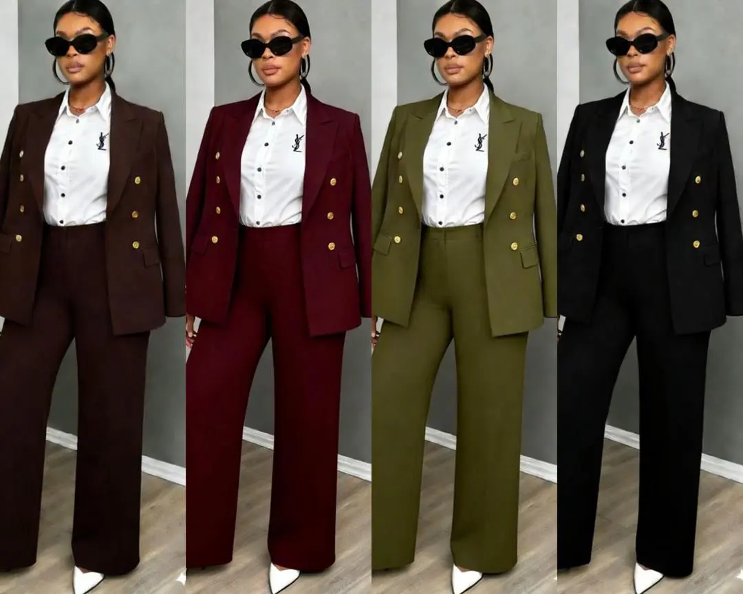 Women's 3-Piece Pant Suit Set