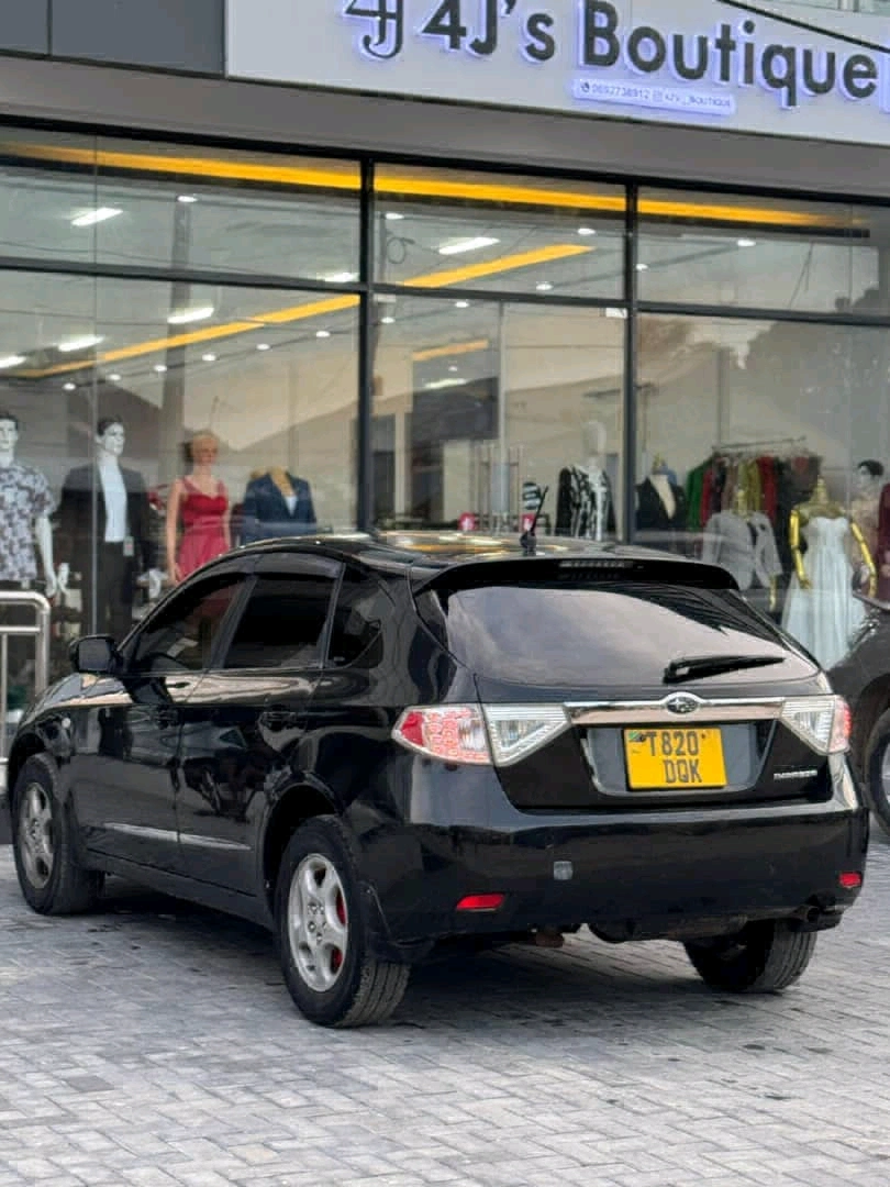 Black Subaru Impreza Hatchback 2008