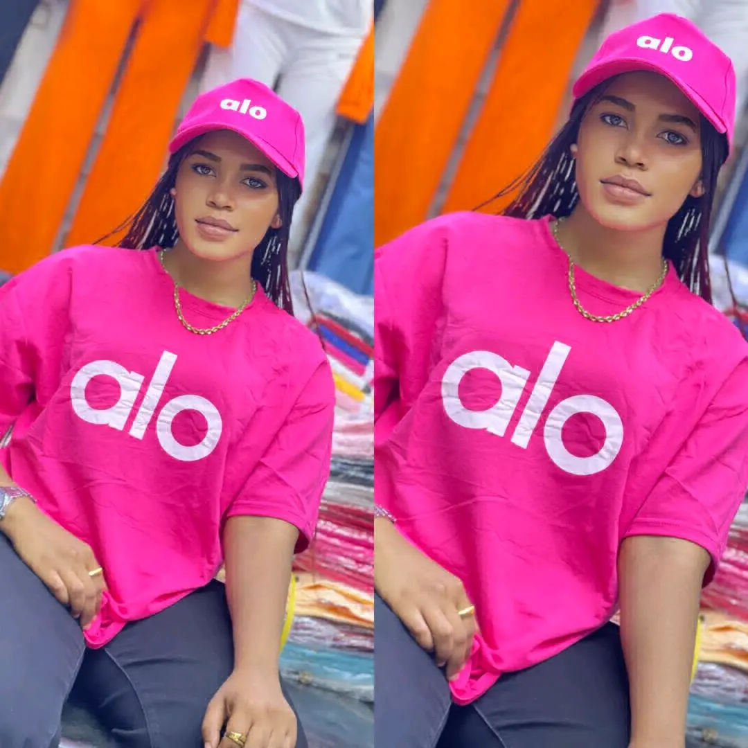 Blue 'alo' Cotton T-Shirts and Cap thumbnail 7
