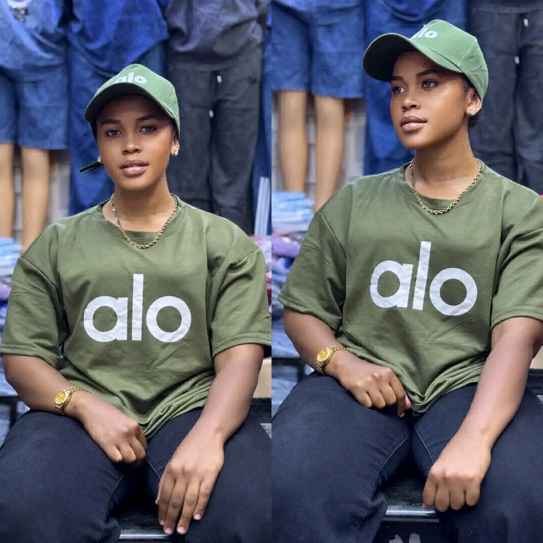 Blue 'alo' Cotton T-Shirts and Cap thumbnail 9
