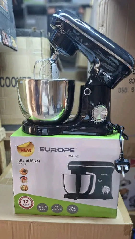 Black Europe Stand Mixer 1500W