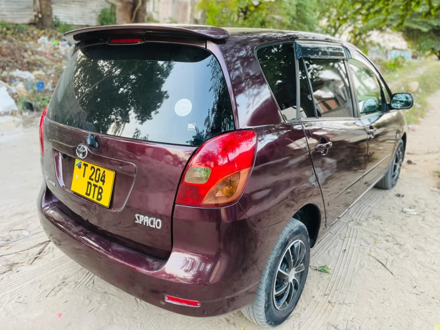 Maroon Toyota Spacio DTB for Sale thumbnail 4