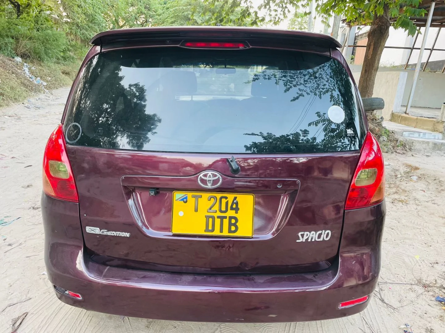 Maroon Toyota Spacio DTB for Sale thumbnail 8