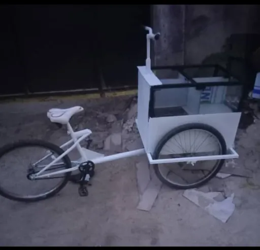 Baiskeli 2 za Biashara (Cargo Bicycles with Display Box)