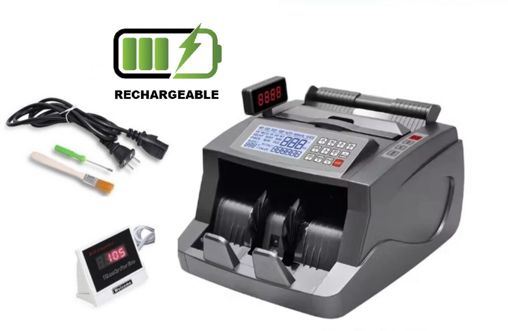 Rechargeable Bill Counter Machine AL6300B