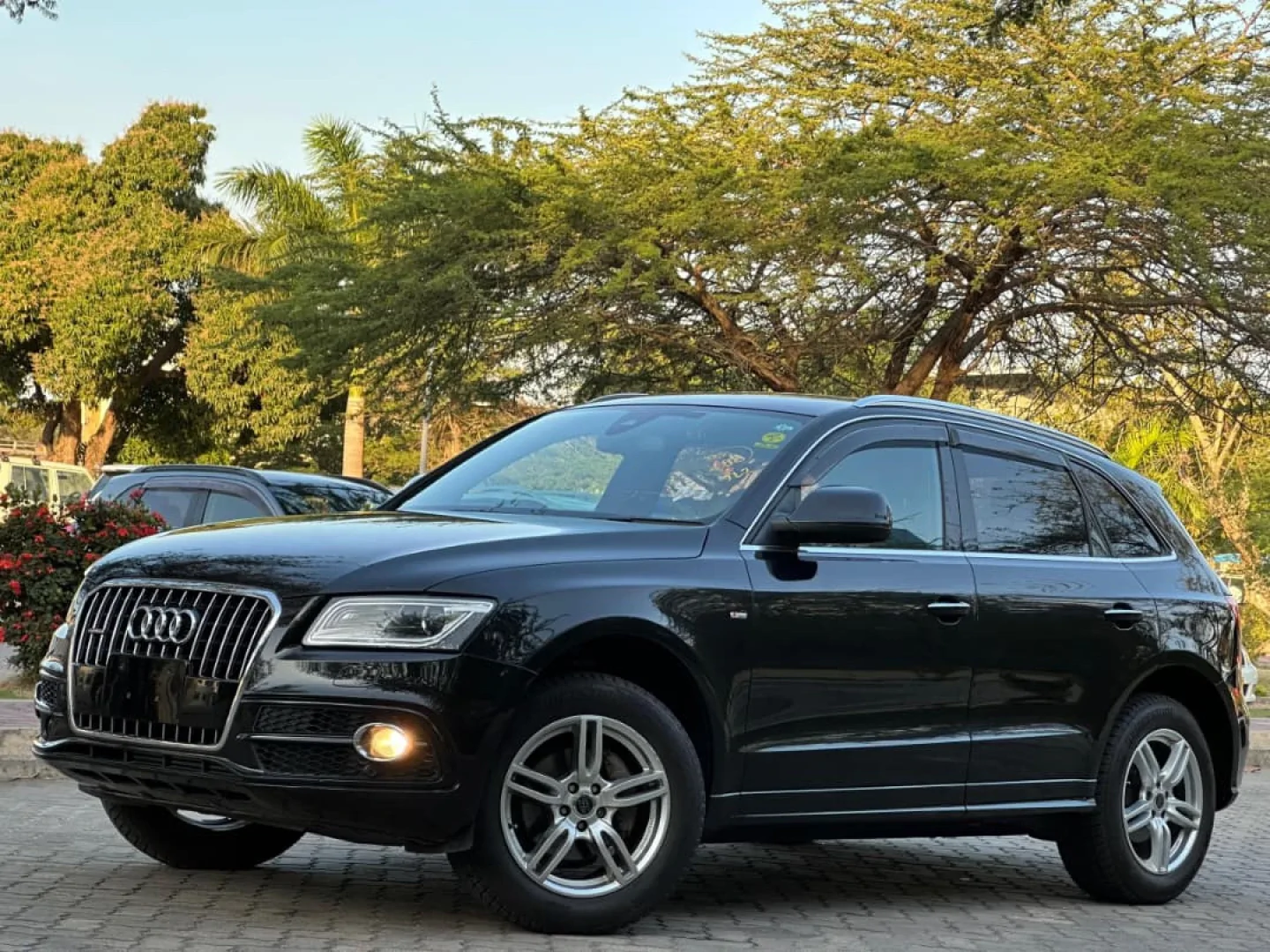 Black Audi Q5 Sports Line 2015 SUV thumbnail 8