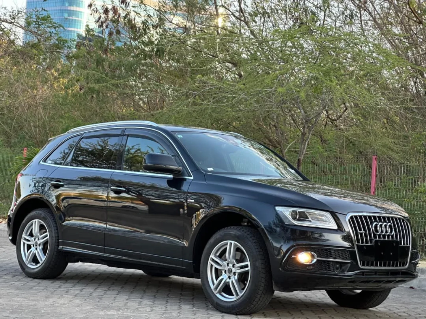 Black Audi Q5 Sports Line 2015 SUV thumbnail 9