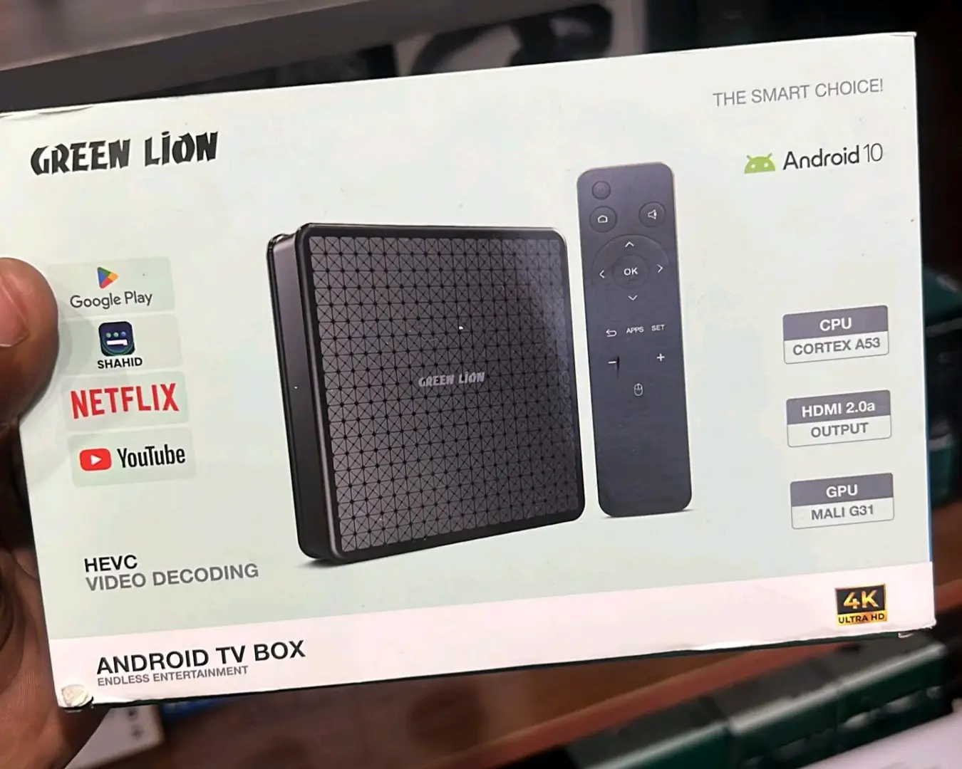 Green Lion Android TV Box 4K (GL-TV5)