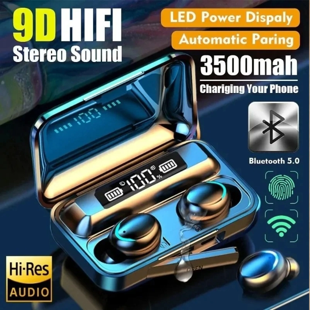 F9 Wireless Earbuds with Power Bank Function