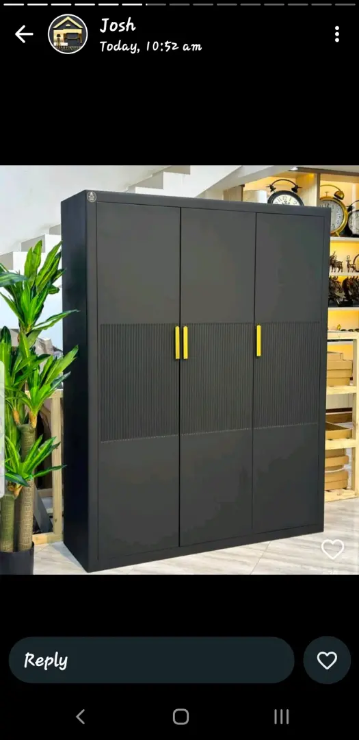 Modern Black Wardrobe (Kabati la Kisasa) thumbnail 2