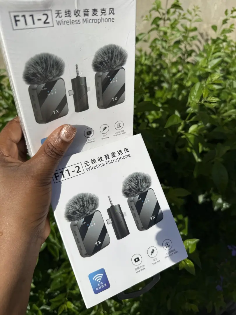 F11 Wireless Lavalier Microphones for iPhone/Android/Camera thumbnail 2