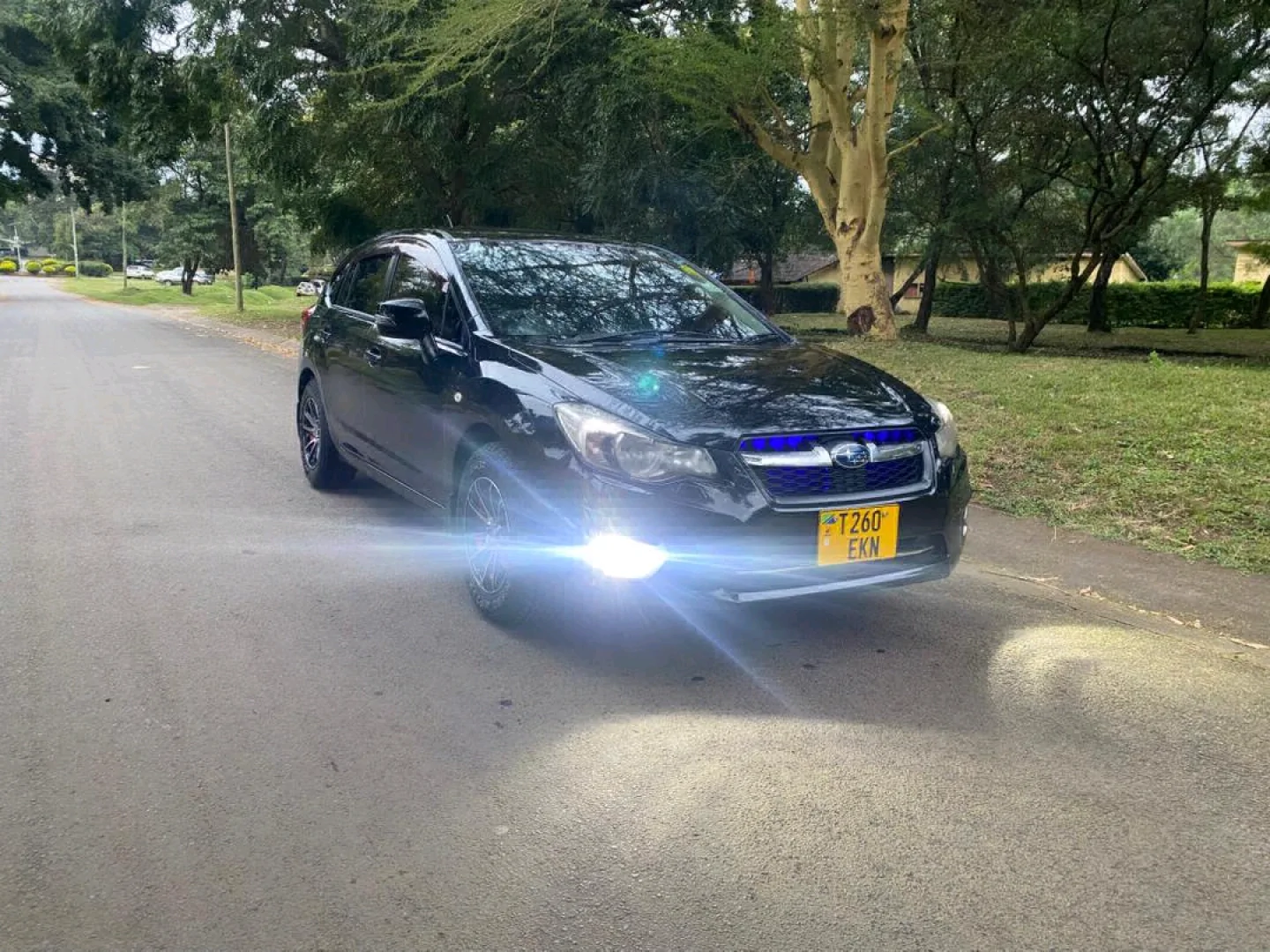 Black Subaru Impreza Hatchback