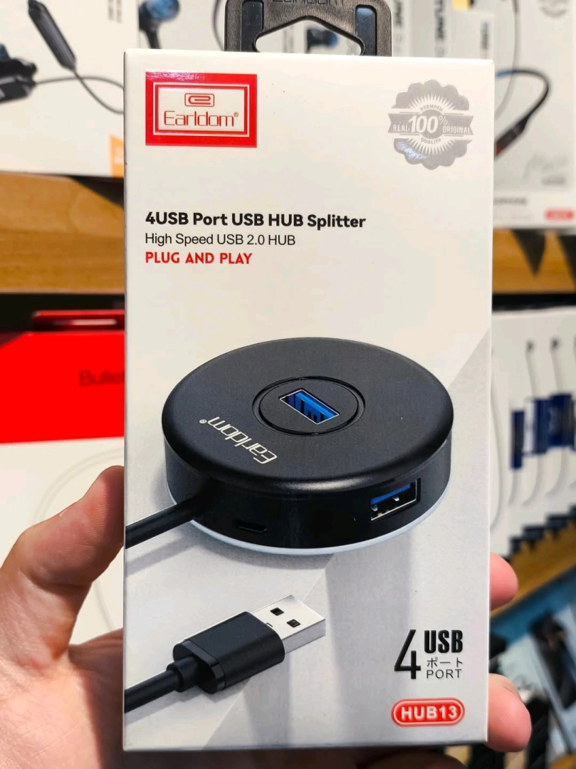 Earldom ET-HUB13 4-in-1 USB Hub Splitter