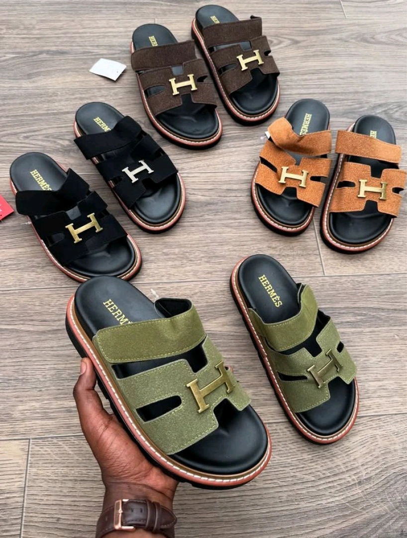 Hermes Style Men's Slide Sandals (Sizes 40-45)