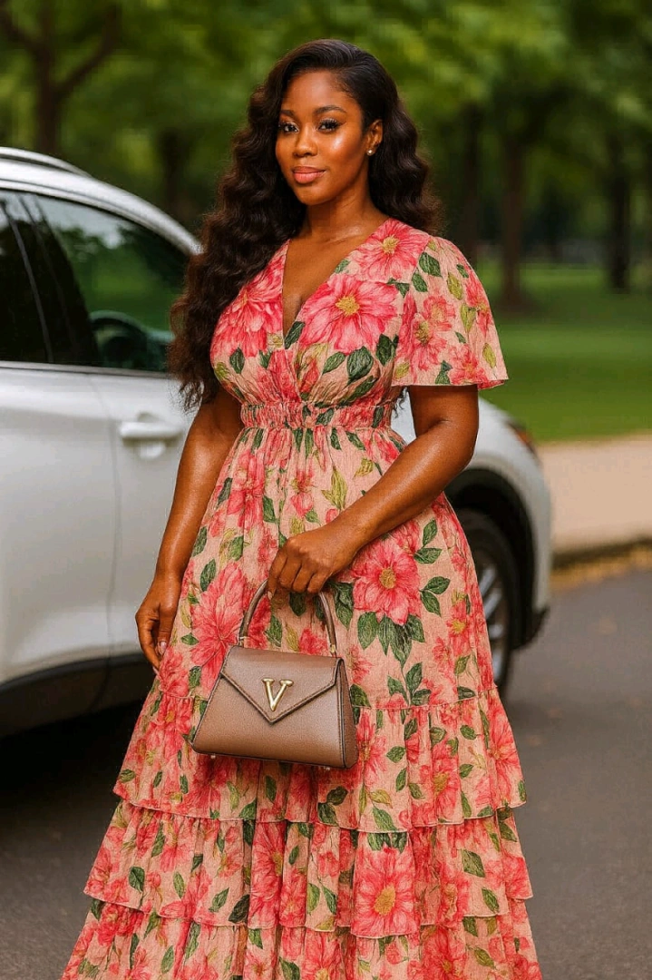 Gauni Refu la Maua (Floral Maxi Dress) thumbnail 3
