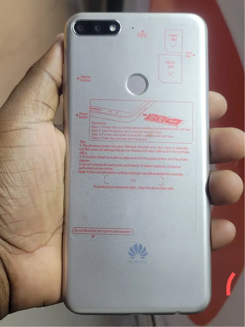 Huawei Y7 Prime 2018 - Silver