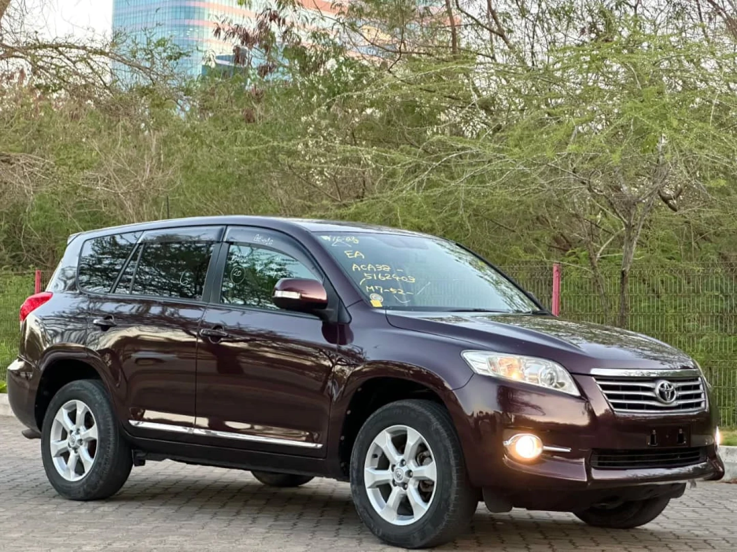 Toyota Vanguard 2010 Maroon SUV ON SALE thumbnail 2