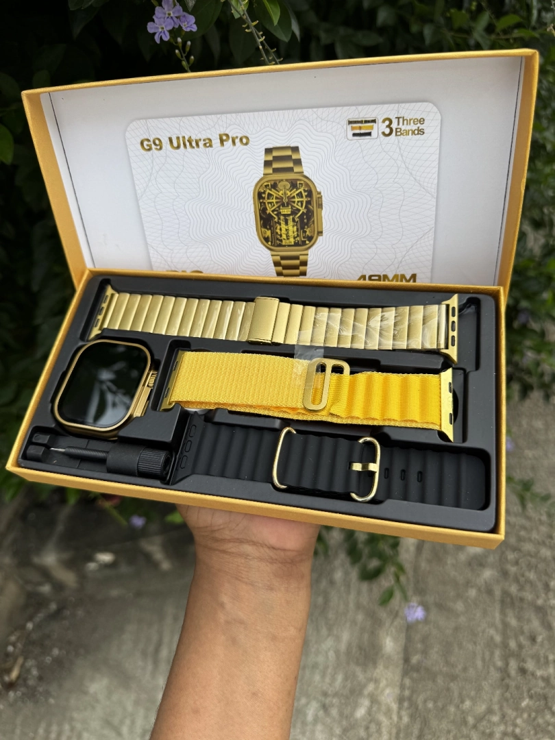 Fendor G9 Ultra Pro Smartwatch Set with 3 Straps