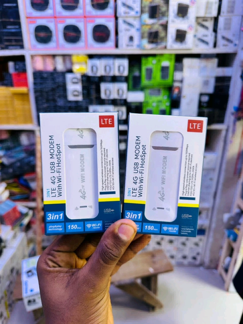 Universal 3-in-1 LTE 4G USB Modem Wi-Fi HotSpot