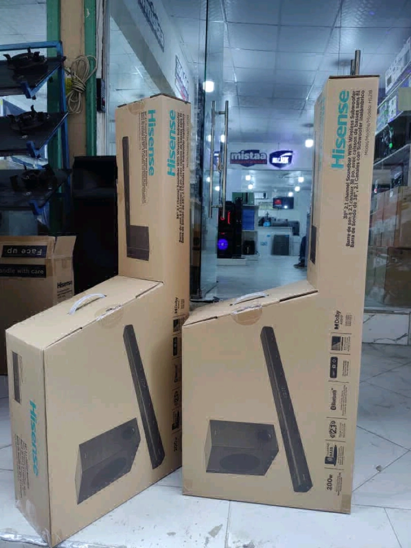 Hisense 200W Soundbar & Subwoofer Full Boxed thumbnail 2