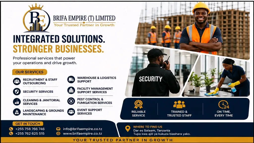 Brifa Empire (T) Ltd - Business & Professional Services
