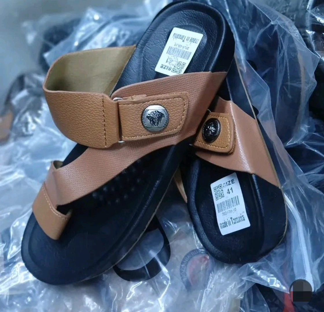 New Black Men's Sandals (Size 39-45) thumbnail 2