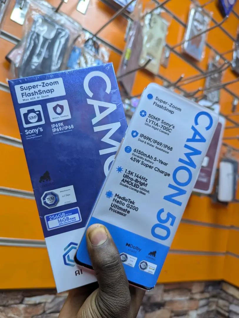 Tecno Camon 50 Pro - 256GB/16GB RAM (New) thumbnail 3