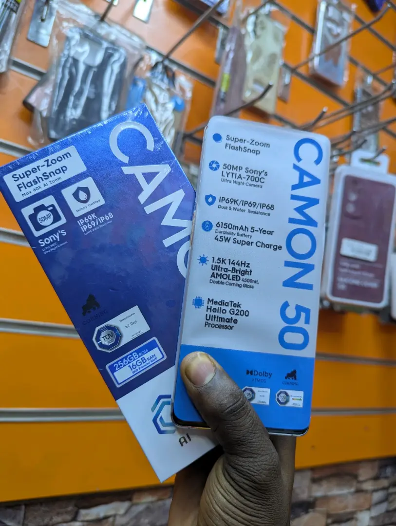 Tecno Camon 50 Pro - 256GB/16GB RAM (New) thumbnail 4