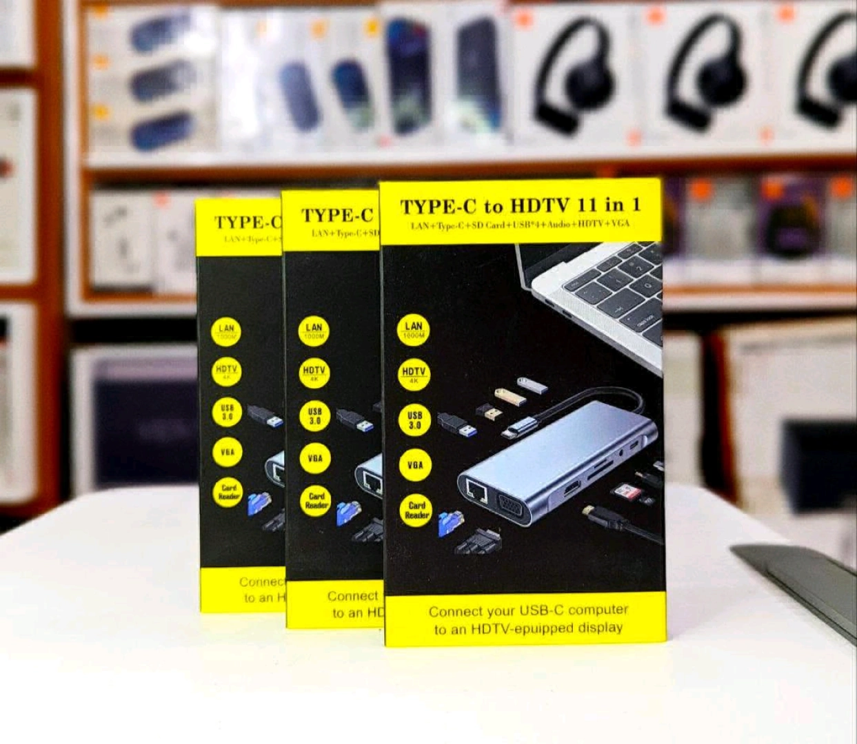 TYPE-C to HDTV 11-in-1 Adapter Hub