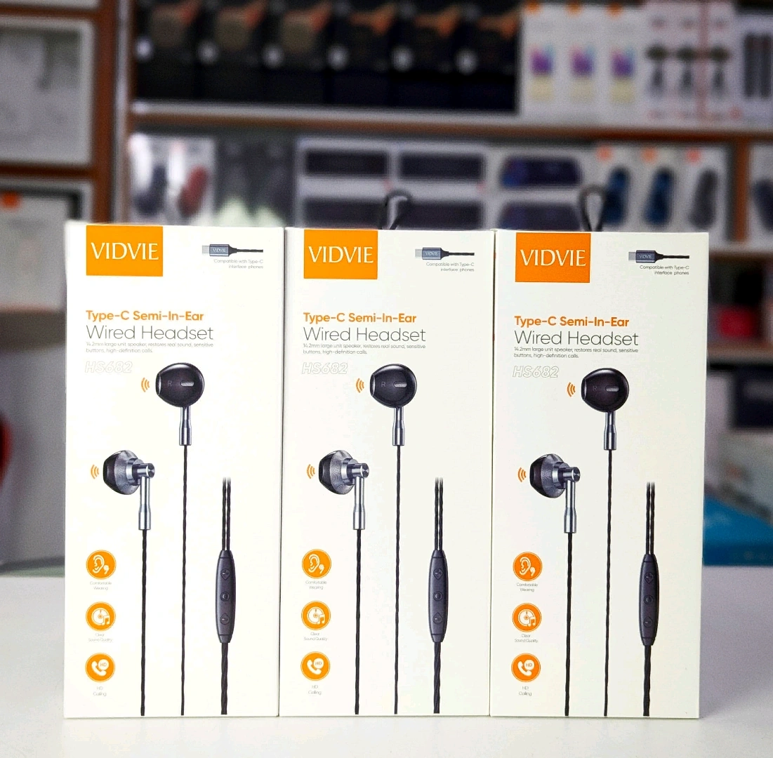 VIDVIE Type-C Semi-In-Ear Wired Headset HS682