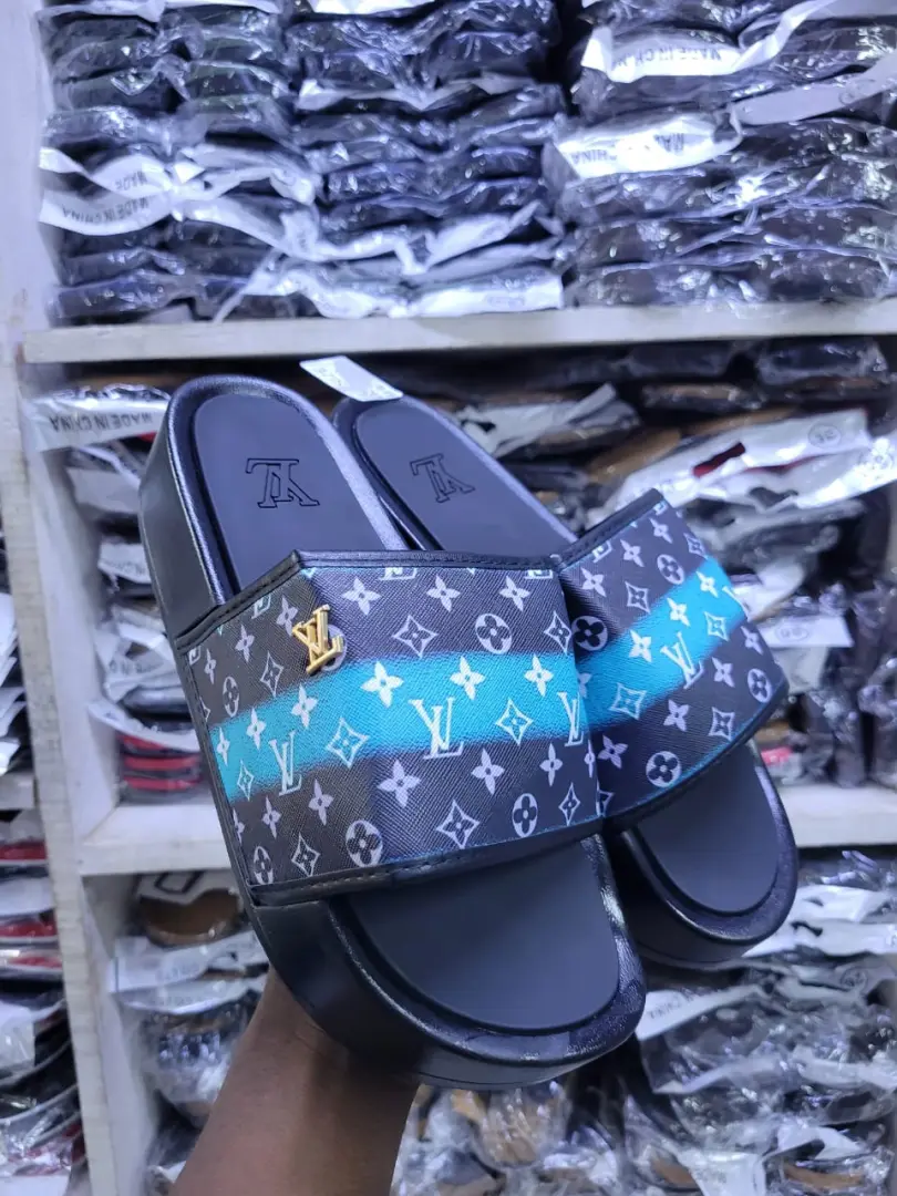 Dior Style Platform Slide Sandals thumbnail 2