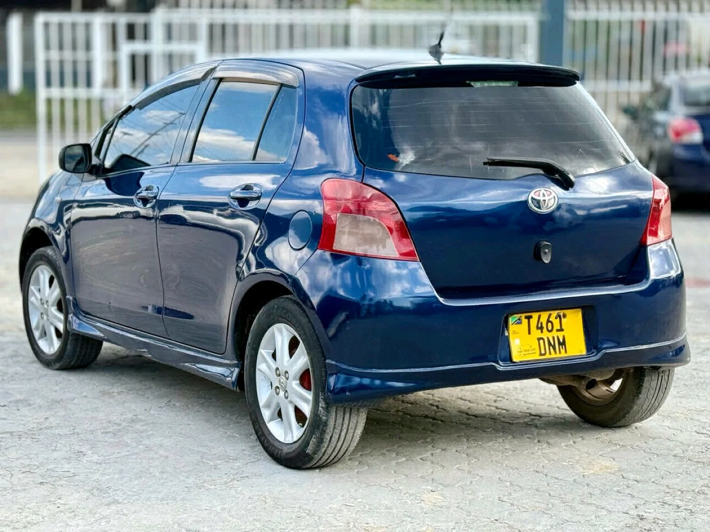 Toyota Vitz New Model Dark Blue Hatchback