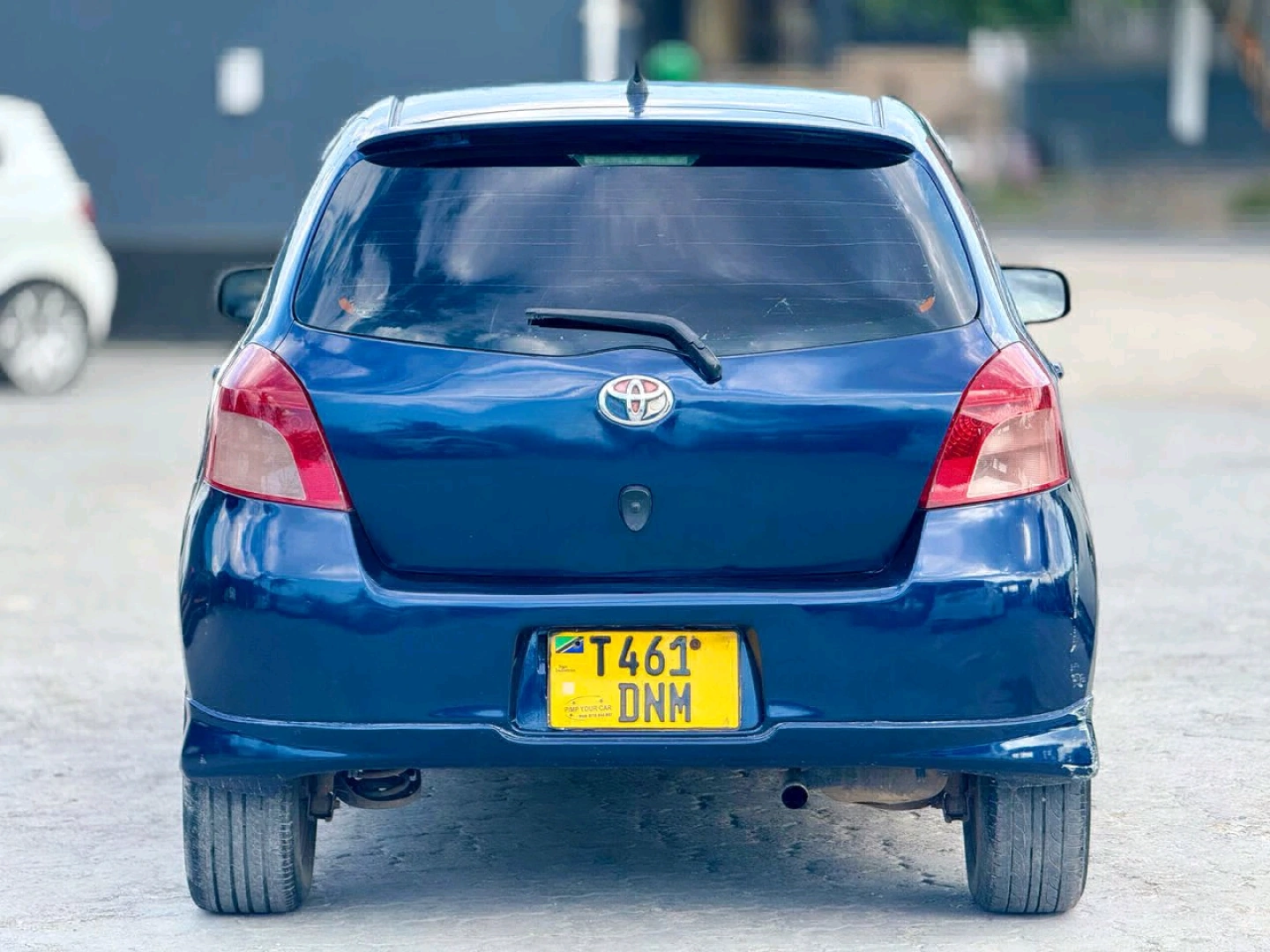 Toyota Vitz New Model Dark Blue Hatchback thumbnail 4