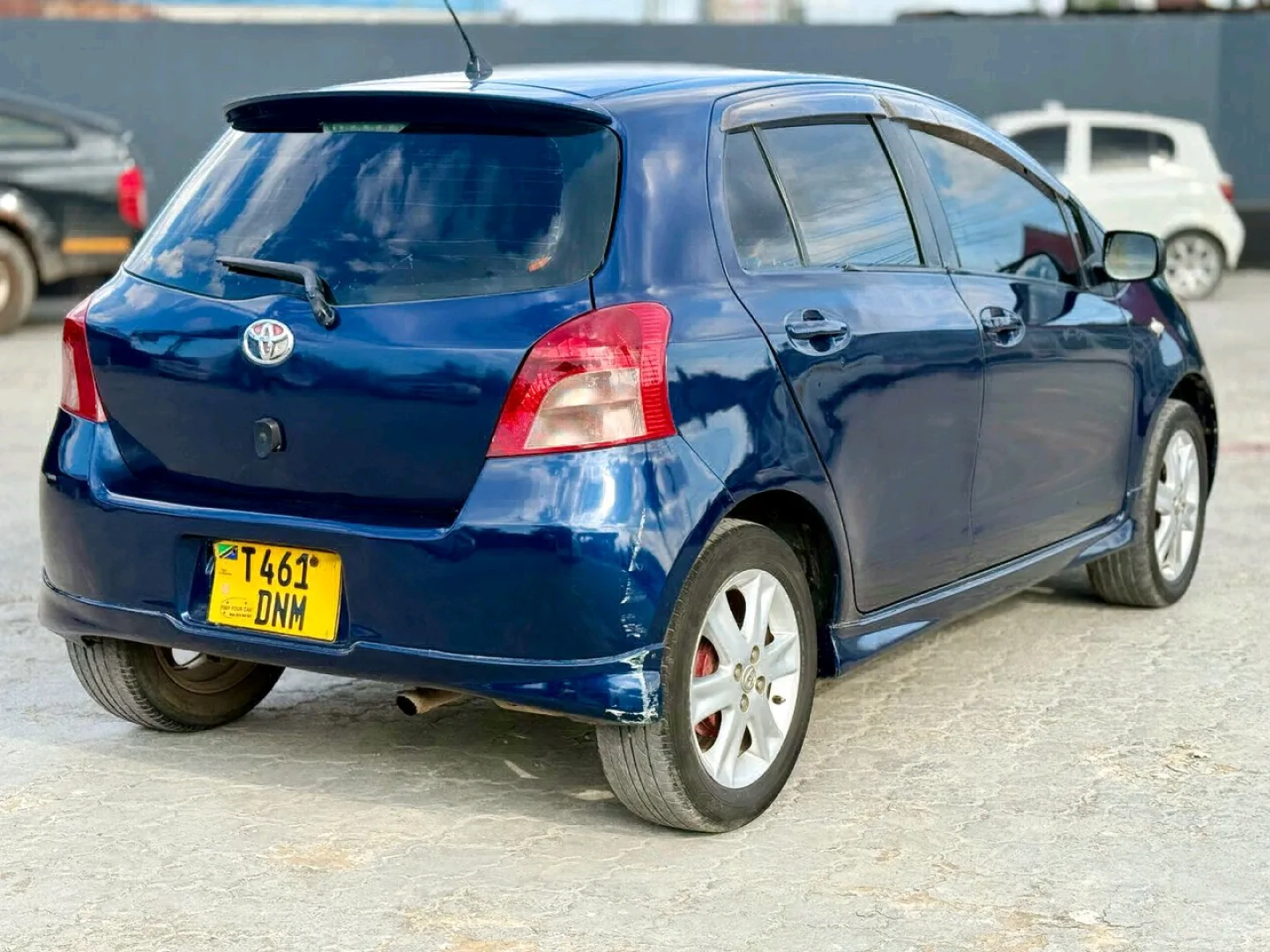 Toyota Vitz New Model Dark Blue Hatchback thumbnail 5