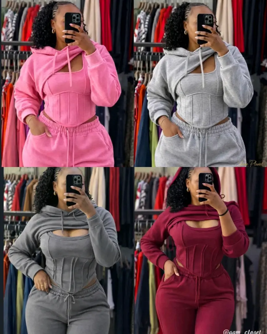 3-Piece Women's Tracksuit Set