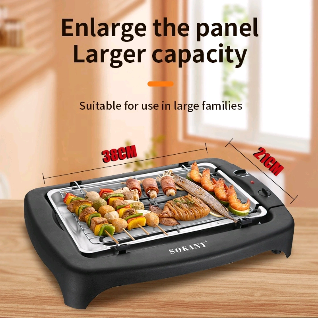 SOKANY SK-3573 Electric Barbecue Grill 2200W thumbnail 3
