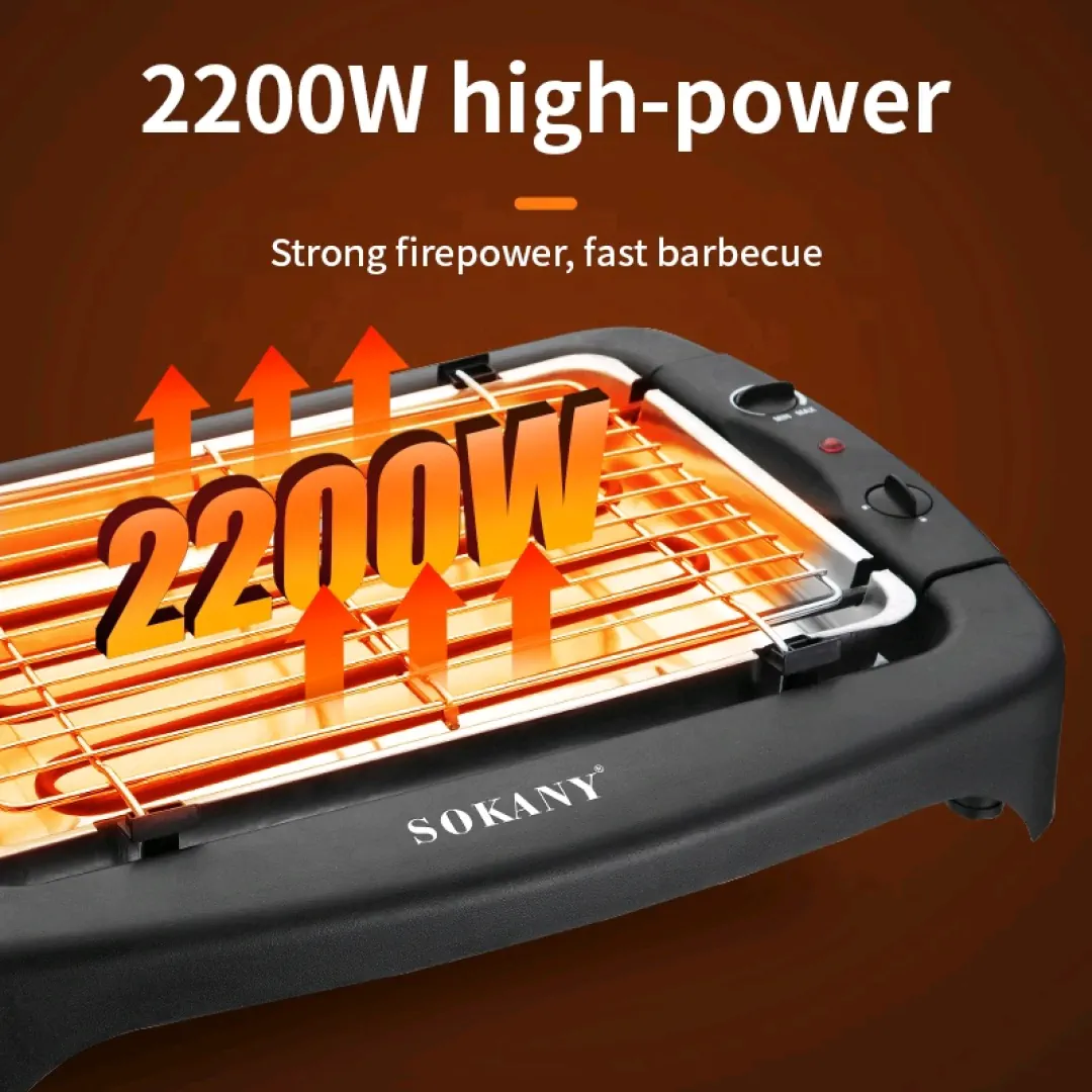 SOKANY SK-3573 Electric Barbecue Grill 2200W thumbnail 4