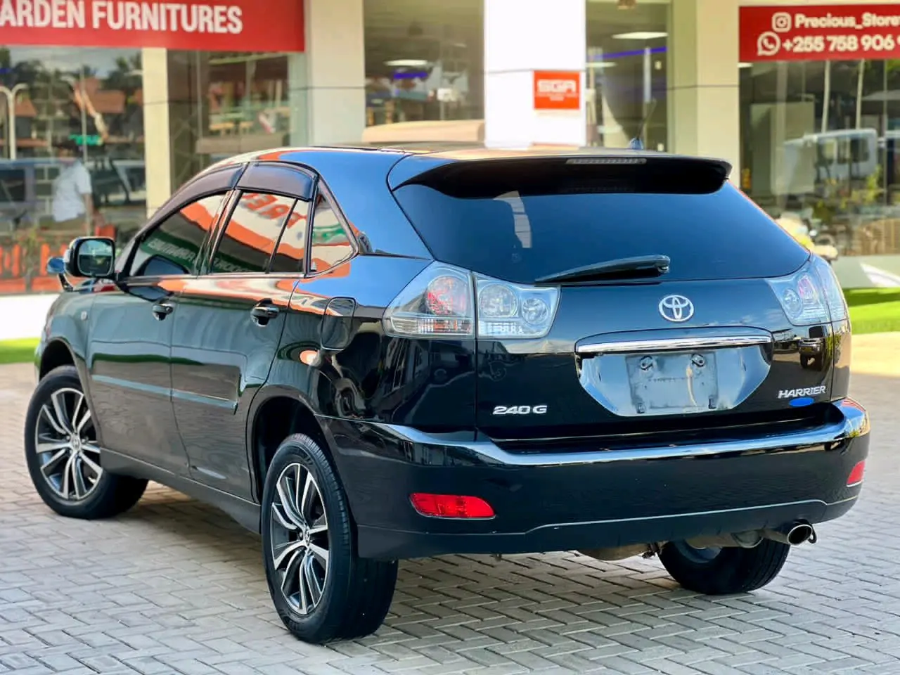 Toyota Harrier 2005 Nyeusi, 2.3L VVT-i thumbnail 5