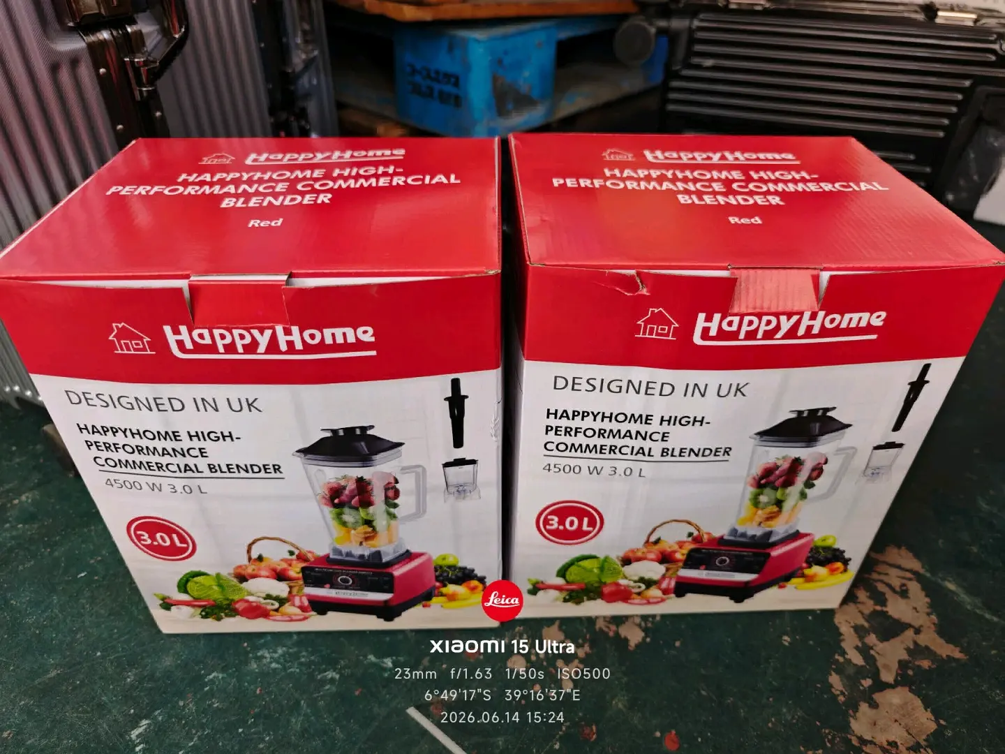 HappyHome Heavy Duty Blender 4500W thumbnail 3