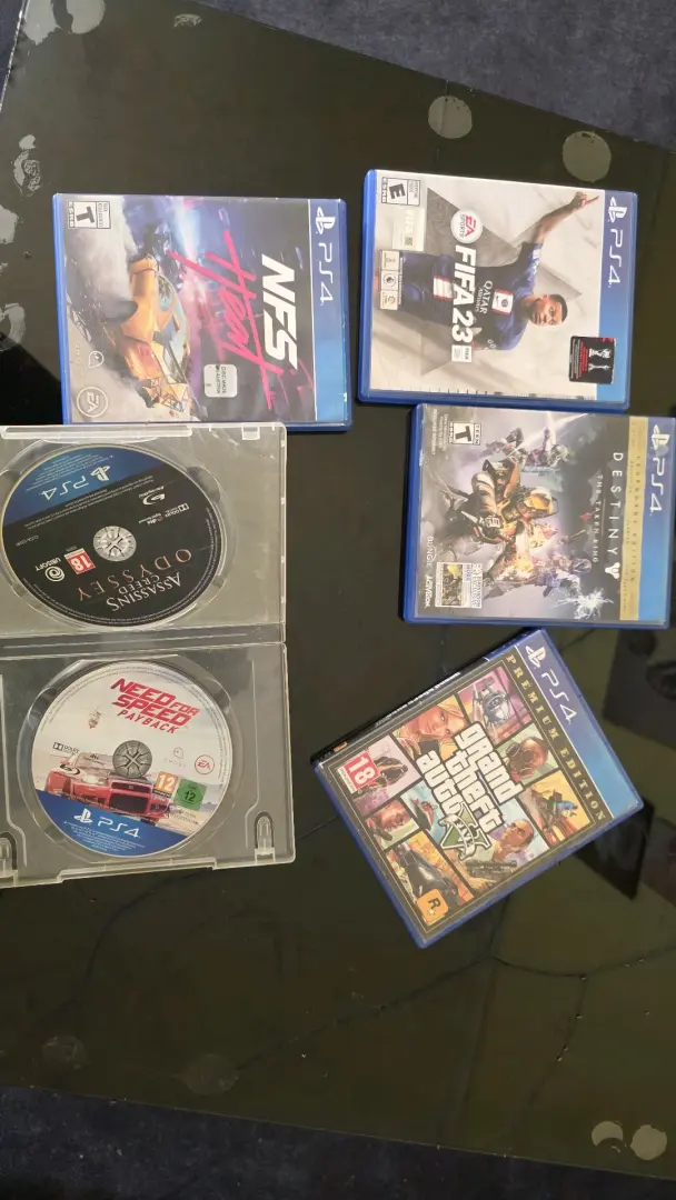PS4 Slim with 2 Controllers & 5 Games thumbnail 3