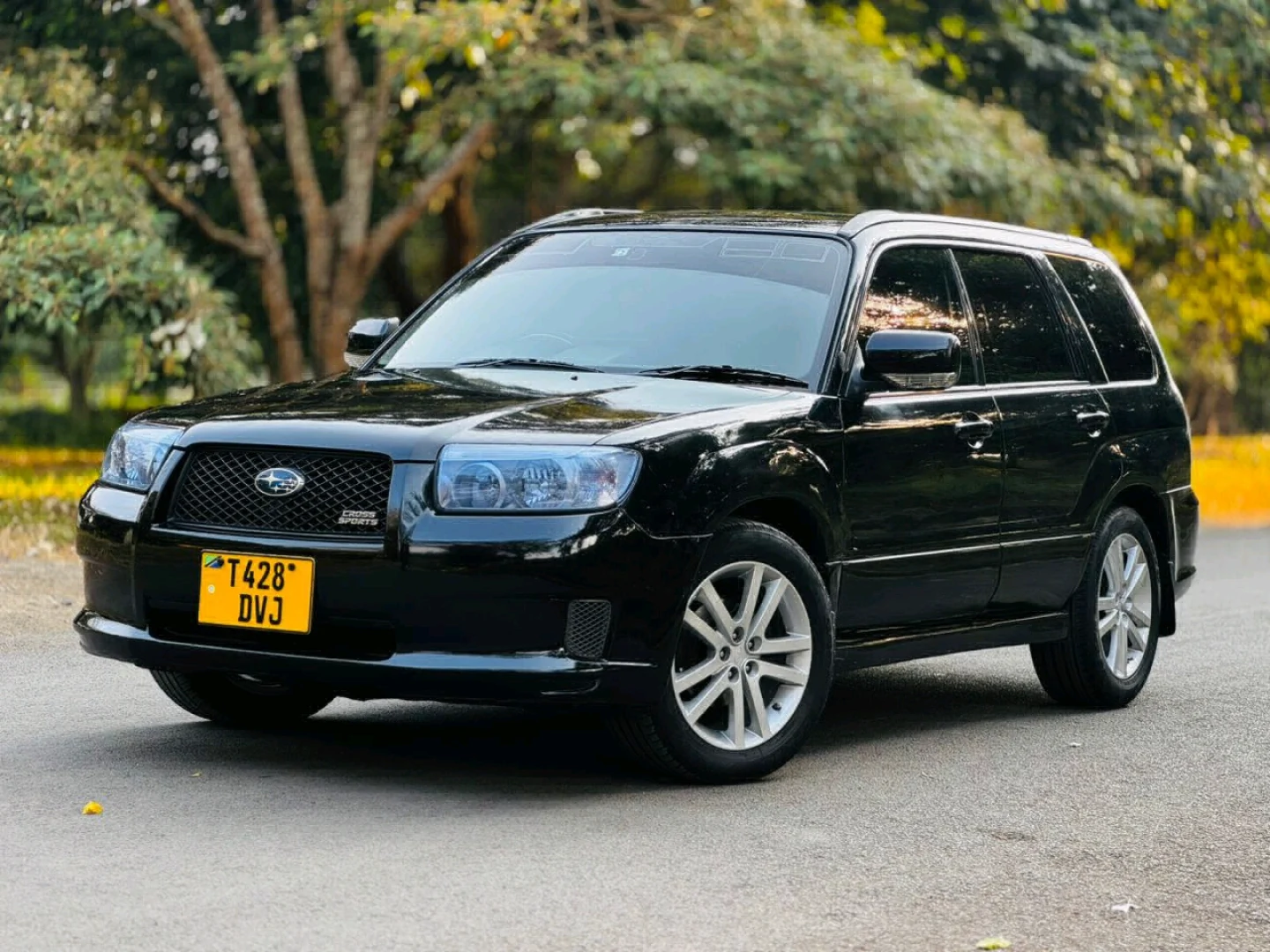 2008 Black Subaru Forester SUV thumbnail 5
