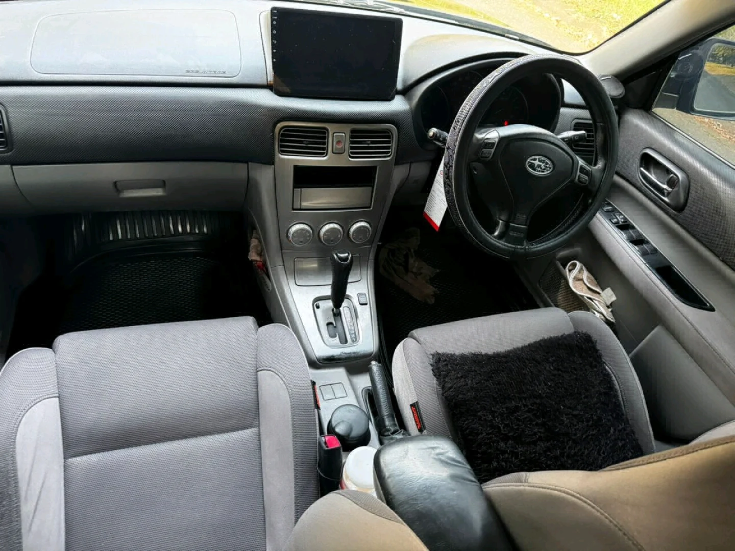 2008 Black Subaru Forester SUV thumbnail 8