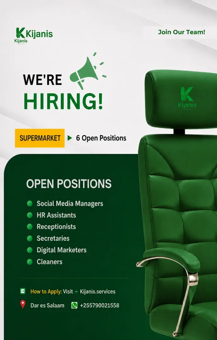 Job Vacancies at Kijanis Supermarket Masaki