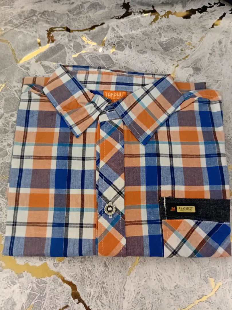 Brand New Kids' Plaid Shirt (Korea)