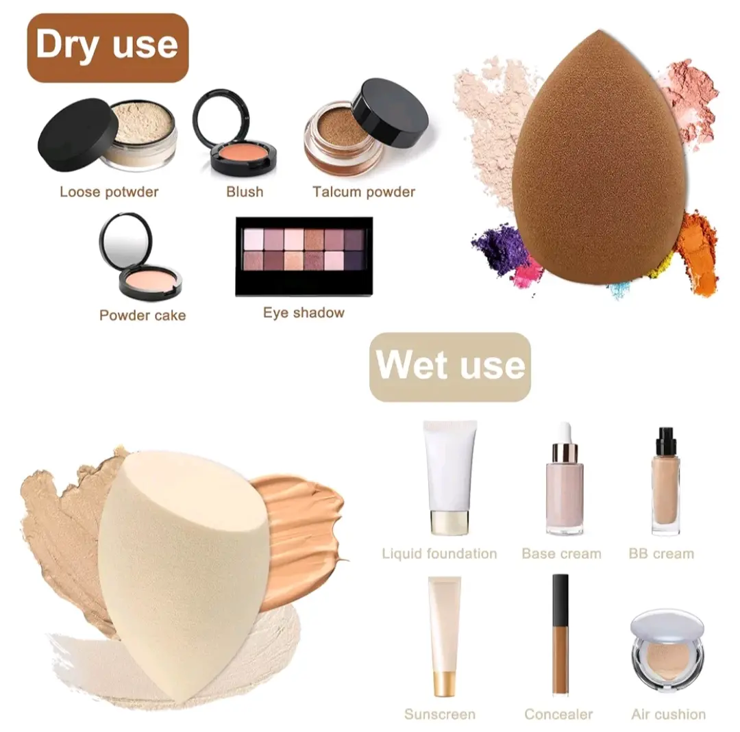 Makeup Sponges Set (6 or 12 pcs) thumbnail 2