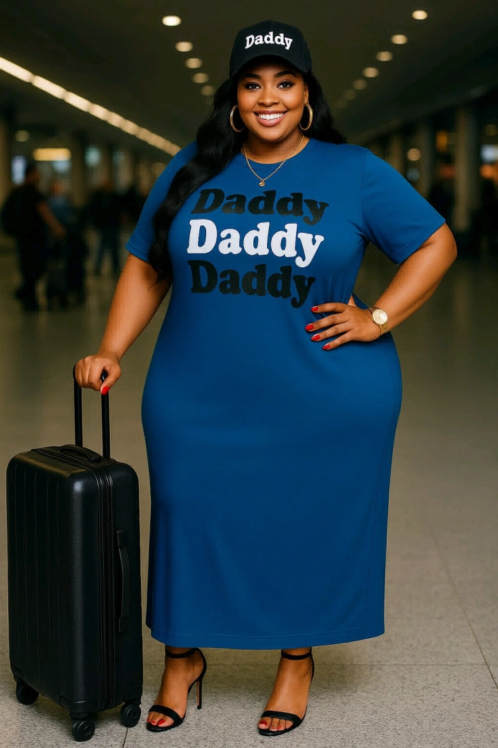 Plus-size "Daddy Daddy" Maxi Dresses thumbnail 2